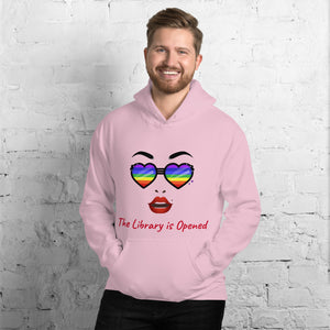 Bonky The Library Is Opened Unisex Hoodie