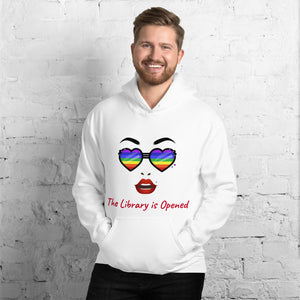 Bonky The Library Is Opened Unisex Hoodie