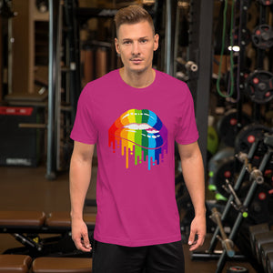 Bonky Pride Lips Short-Sleeve Unisex T-Shirt