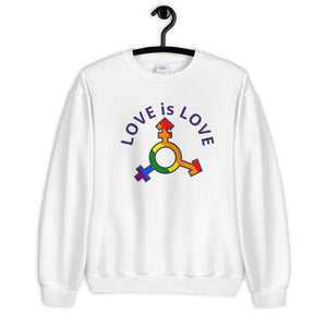 Bonky Love is Love Unisex Sweatshirt