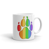 Bonky Pride Bear Paw Mug