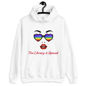 Bonky The Library Is Opened Unisex Hoodie