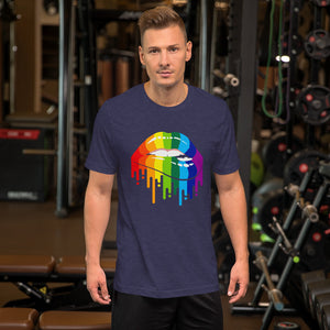 Bonky Pride Lips Short-Sleeve Unisex T-Shirt