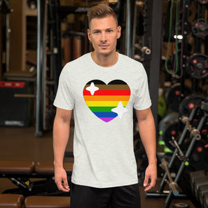 Bonky Pride Heart Short-Sleeve Unisex T-Shirt