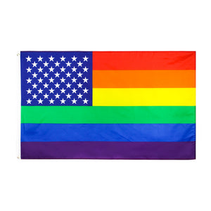 Bonky LGBTQI+ US American Rainbow Flag