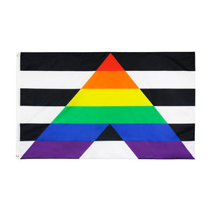 Bonky Gay Straight Ally Flag