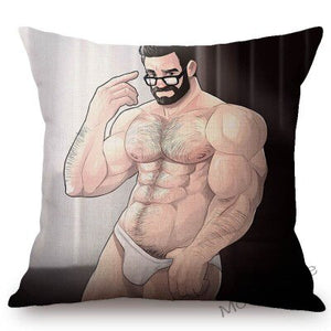 Bonky Gay Art Home Decorative Pillow Case