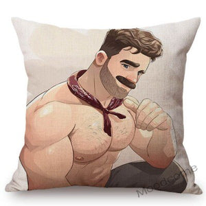 Bonky Gay Art Home Decorative Pillow Case