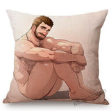 Bonky Gay Art Home Decorative Pillow Case