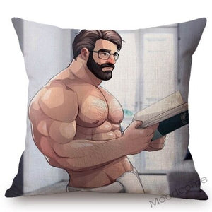 Bonky Gay Art Home Decorative Pillow Case