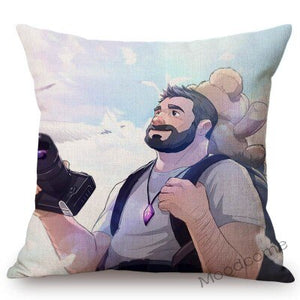 Bonky Gay Art Home Decorative Pillow Case