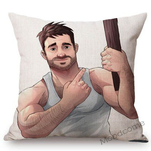 Bonky Gay Art Home Decorative Pillow Case