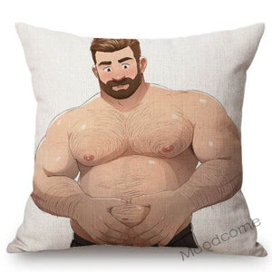 Bonky Gay Art Home Decorative Pillow Case