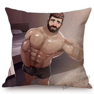 Bonky Gay Art Home Decorative Pillow Case