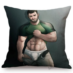 Bonky Gay Art Home Decorative Pillow Case