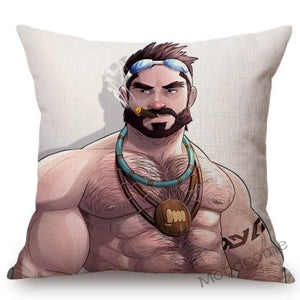 Bonky Gay Art Home Decorative Pillow Case